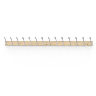 Novis Basic knagglist med 14 knagger 200 cm