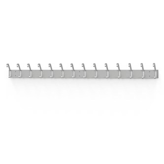 Novis Compact knagglist med 14 knagger 200 cm