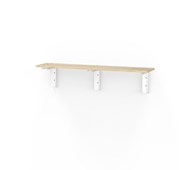Novis Basic vegghengt sittebenk 150 cm hvite beslag