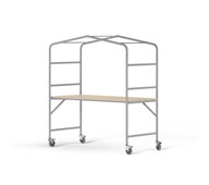 Bord MeetUs FSC 140x80xH72 cm HT sølv