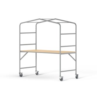Bord MeetUs FSC 140x80xH72 cm HT sølv