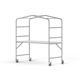 Bord MeetUs FSC 140x80xH72 cm HT sølv