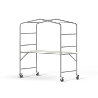 Bord MeetUs FSC 140x80xH72 cm HT sølv