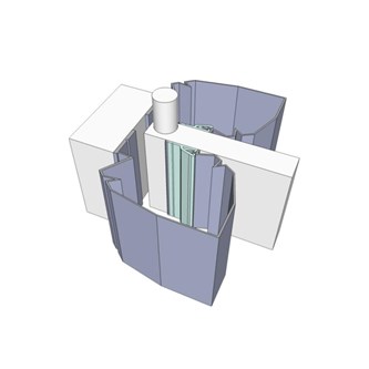 Klembeskyttelse Vera swingdoor