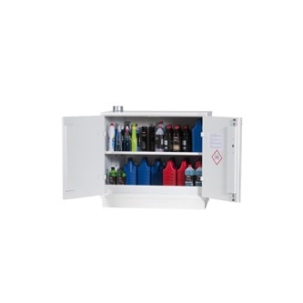 Kjemikalieskap brannisolert B100xD30xH89,5 cm