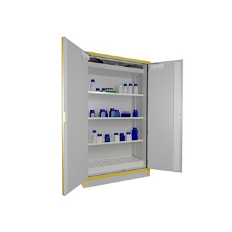 Kjemikalieskap F30 brannklassifisert B111,5xD55xH198 cm