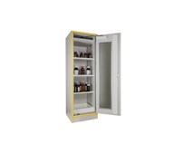 Kjemikalieskap F30 glassdør brannklassifisert B60,5xD55xH198 cm
