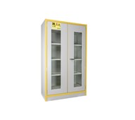 Kjemikalieskap F30 glassdør brannklassifisert B111,5xD55xH198 cm