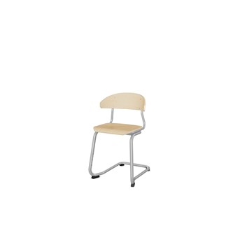 Stol Embrace C-stativ SH45 cm mellomstort sete sølv stativ