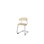 Stol Embrace C-stativ SH45 cm mellomstort sete sølv stativ
