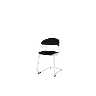 Stol Embrace BX C-stativ SH45 cm mellomstort sete hvitt stativ