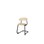 Stol Embrace BX C-stativ SH45 cm mellomstort sete svart stativ