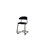 Stol Embrace BX C-stativ SH45 cm mellomstort sete svart stativ