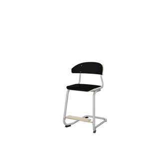 Stol Embrace C-stativ SH50 cm mellomstort sete sølv stativ