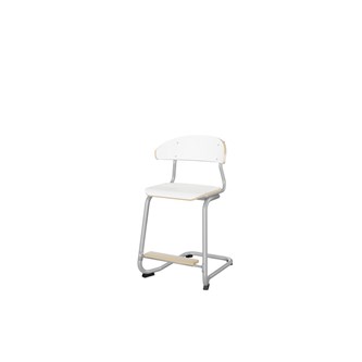 Stol Embrace C-stativ SH50 cm mellomstort sete sølv stativ