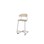 Stol Embrace C-stativ SH63 cm mellomstort sete sølv stativ