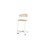Stol Embrace BX C-stativ SH63 cm mellomstort sete hvitt stativ