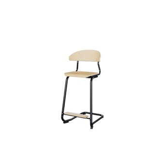 Stol Embrace BX C-stativ SH63 cm mellomstort sete svart stativ