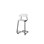 Stol Embrace BX C-stativ SH63 cm mellomstort sete svart stativ