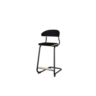 Stol Embrace BX C-stativ SH63 cm mellomstort sete svart stativ