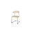 Stol Embrace C-stativ SH45 cm stort sete sølv stativ