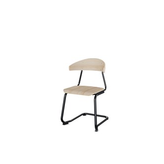Stol Embrace BX C-stativ SH45 cm stort sete svart stativ
