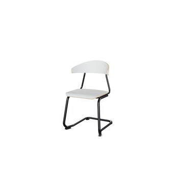 Stol Embrace BX C-stativ SH45 cm stort sete svart stativ