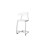Stol Embrace C-stativ SH63 cm stort sete sølv stativ