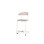 Stol Embrace BX C-stativ SH63 cm stort sete hvitt stativ