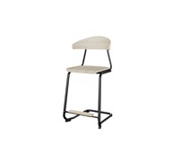 Stol Embrace BX C-stativ SH63 cm stort sete svart stativ