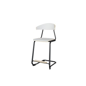 Stol Embrace BX C-stativ SH63 cm stort sete svart stativ