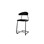 Stol Embrace BX C-stativ SH63 cm stort sete svart stativ
