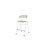 Stol Embrace BX 4-ben SH54 cm mellomstort sete hvite ben