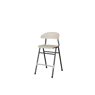 Stol Embrace BX 4-ben SH54 cm mellomstort sete svarte ben