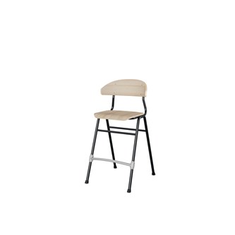 Stol Embrace BX 4-ben SH54 cm mellomstort sete svarte ben