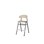 Stol Embrace BX 4-ben SH54 cm mellomstort sete svarte ben