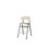Stol Embrace BX 4-ben SH54 cm mellomstort sete svarte ben