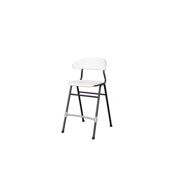 Stol Embrace BX 4-ben SH54 cm mellomstort sete svarte ben