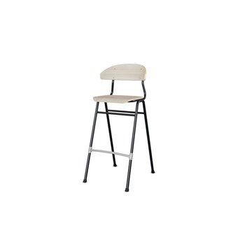 Stol Embrace BX 4-ben SH65 cm mellomstort sete svarte ben