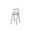 Stol Embrace BX 4-ben SH65 cm mellomstort sete svarte ben