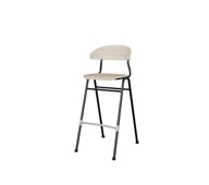 Stol Embrace BX 4-ben SH65 cm mellomstort sete svarte ben