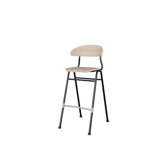 Stol Embrace BX 4-ben SH65 cm mellomstort sete svarte ben