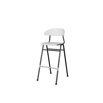 Stol Embrace BX 4-ben SH65 cm mellomstort sete svarte ben