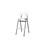 Stol Embrace BX 4-ben SH65 cm mellomstort sete svarte ben