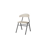Stol Embrace BX 4-ben SH45 cm stort sete svarte ben