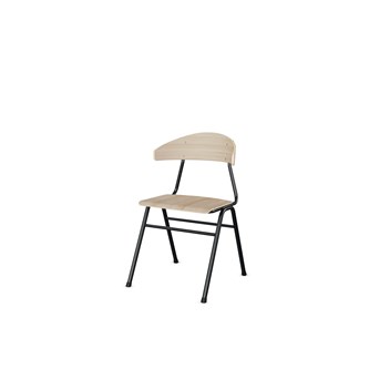 Stol Embrace BX 4-ben SH45 cm stort sete svarte ben