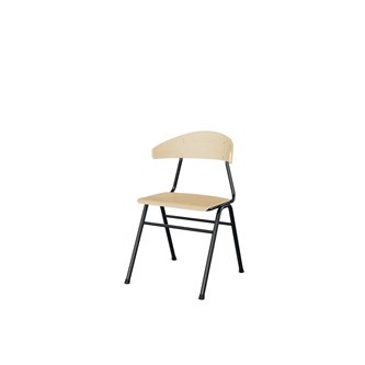 Stol Embrace BX 4-ben SH45 cm stort sete svarte ben