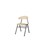 Stol Embrace BX 4-ben SH45 cm stort sete svarte ben