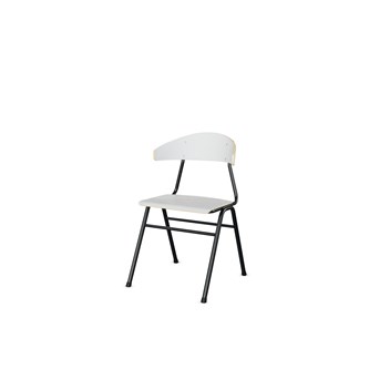Stol Embrace BX 4-ben SH45 cm stort sete svarte ben