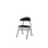 Stol Embrace BX 4-ben SH45 cm stort sete svarte ben